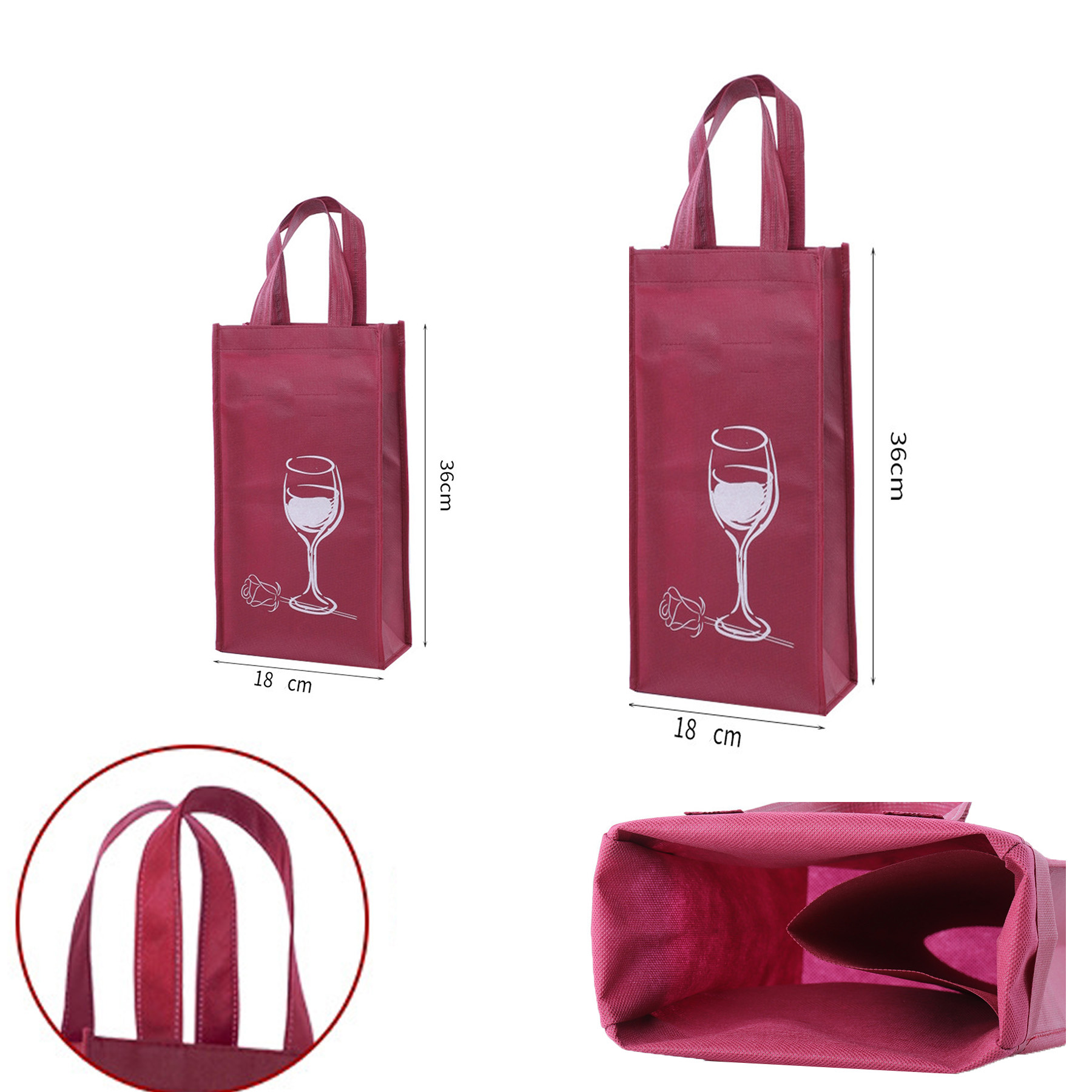 Non Woven Red Wine Bag 1