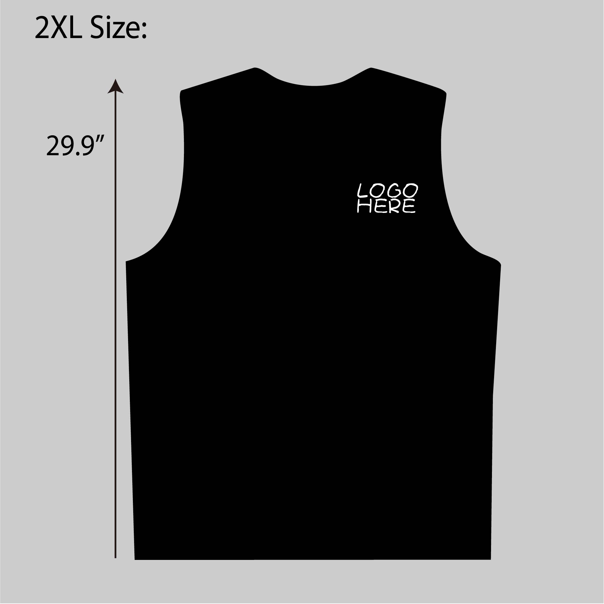 185G Cotton-Feel Sleeveless T-Shirt 2