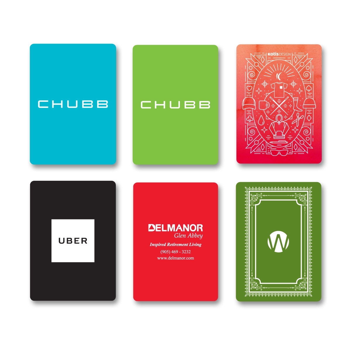 Poker Playing Cards - 1 Color Deck - Custom 5
