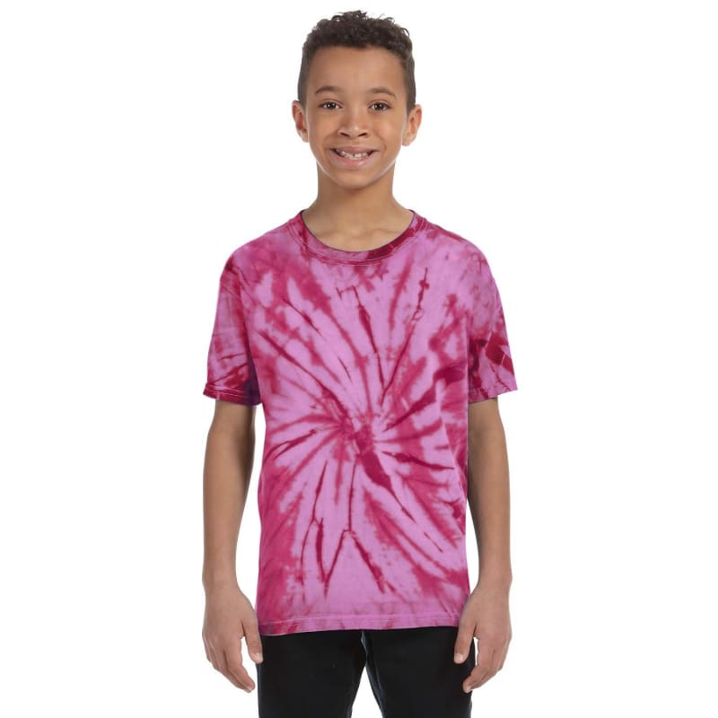 Tie-Dye Youth 5.4 Oz. 100% Cotton Spider T-Shirt 23