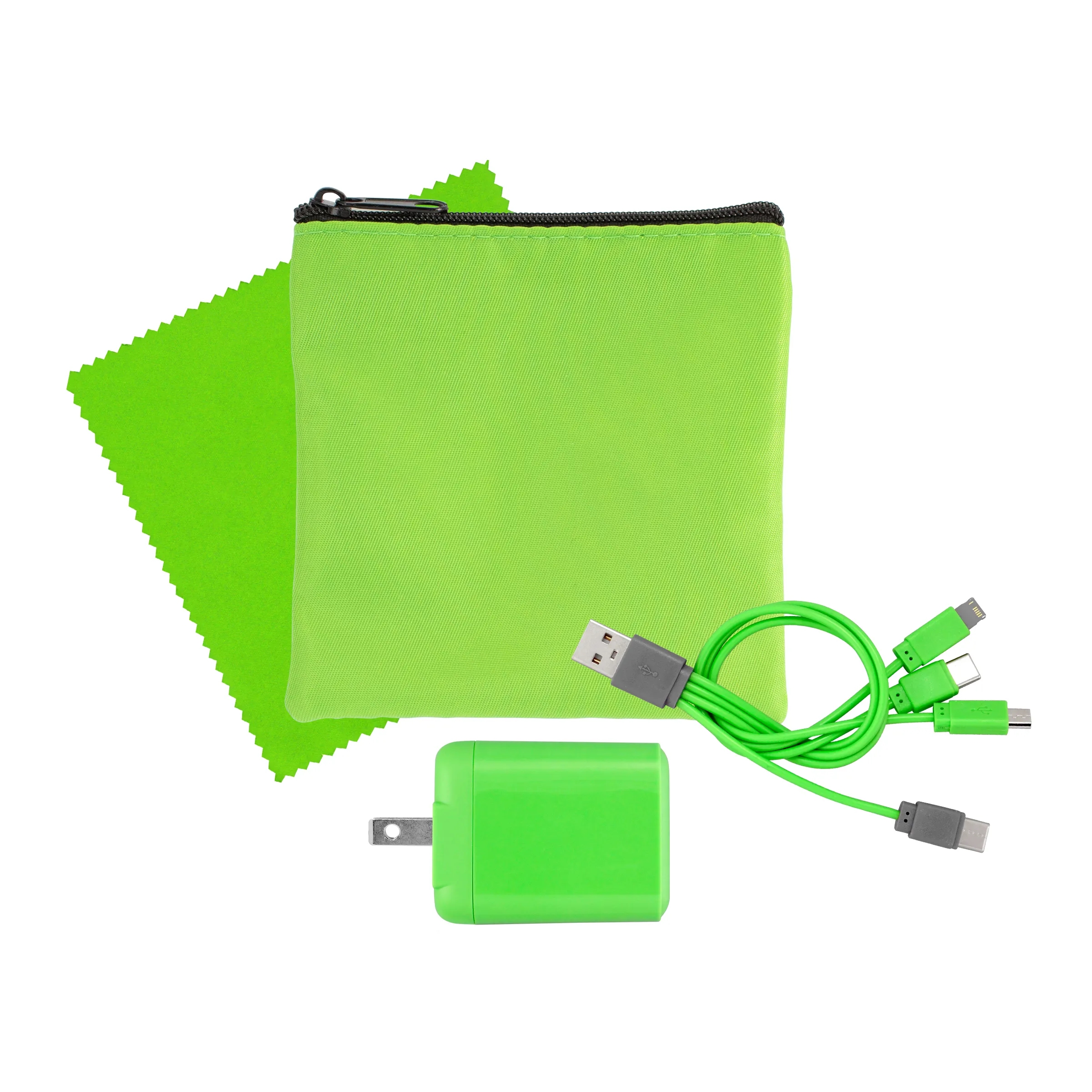 RPET Fast Charger, Cable & Cloth Kit 17