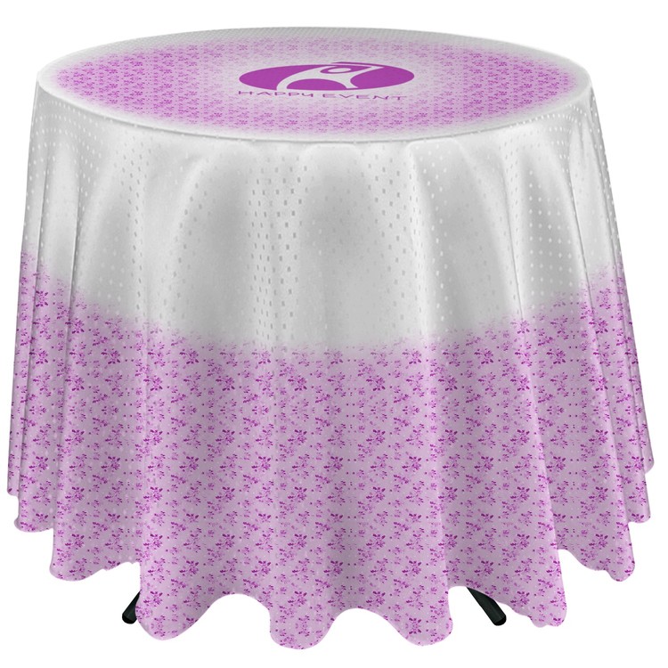 Nexis™ Cafe Table Throw - 31.5" with 27" overhang, Round Table Cloth 1