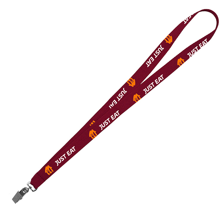 "DEWITT RECYCLED" 3/4" Import Air Ship Recycled RPET Super Fine Detail Woven-In Lanyard 15