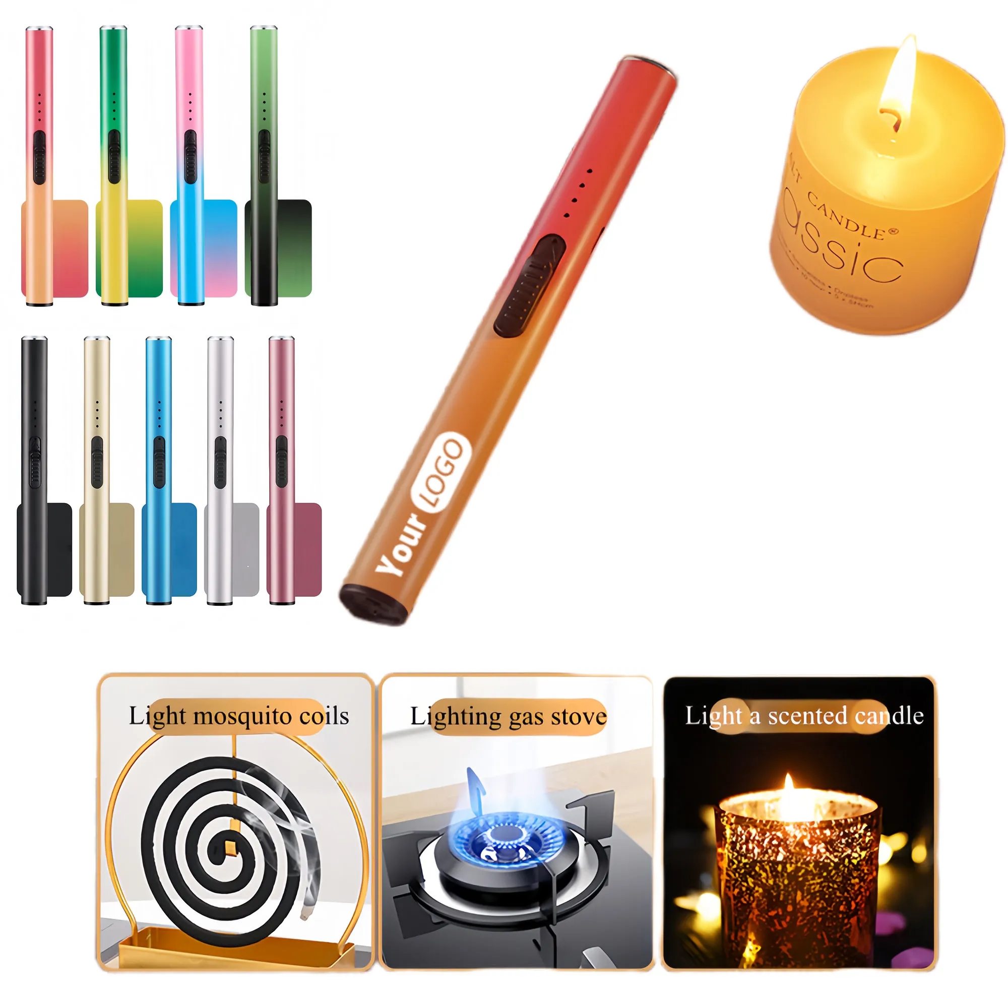 Premium Pulse Candle Lighter With Type-C Fast Charging