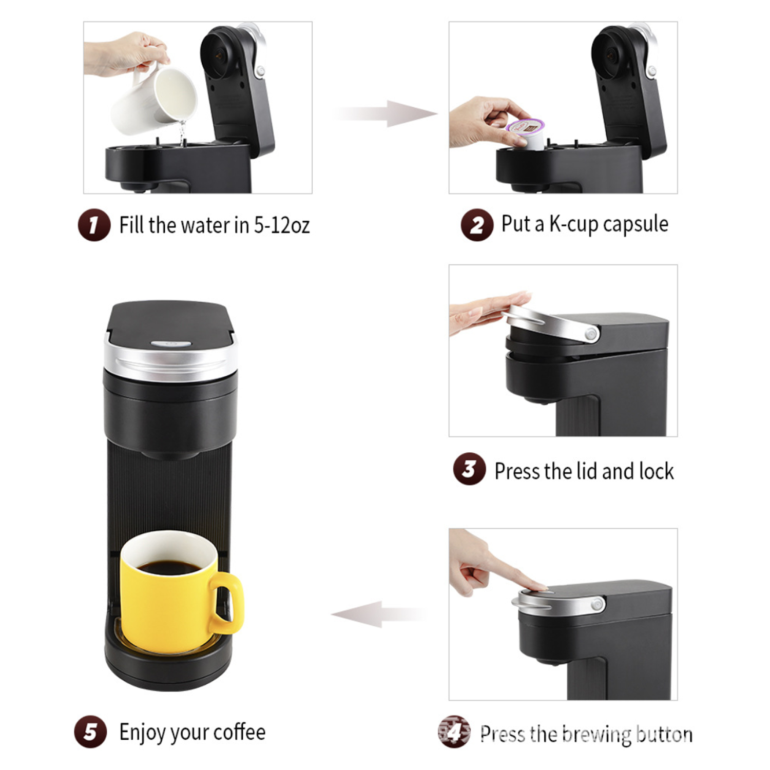 American Kcup capsule coffee maker 5