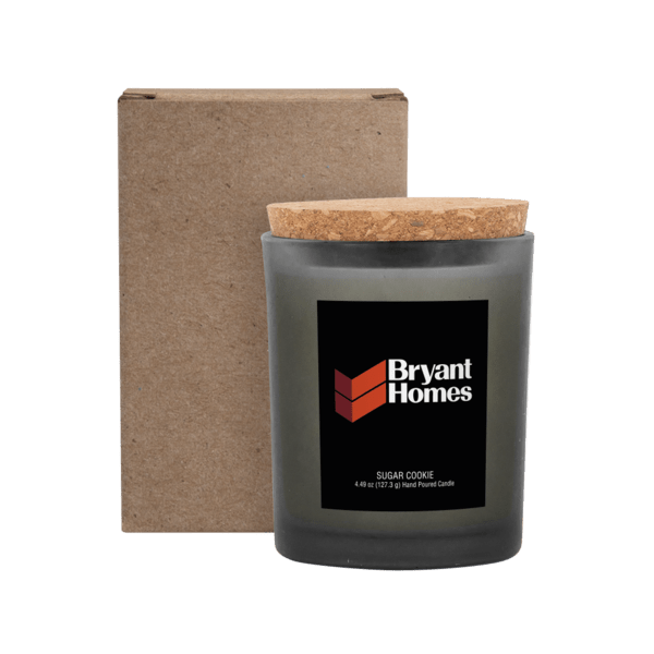 Niva Frosted 6oz Candle With Cork Lid 28
