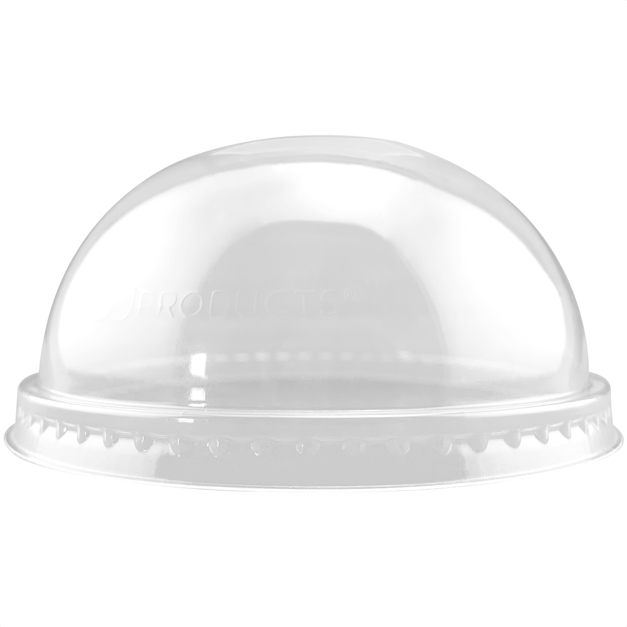 9/12/16/20/24 oz Clear PLA Cup Open Domed Lid - Clear 1