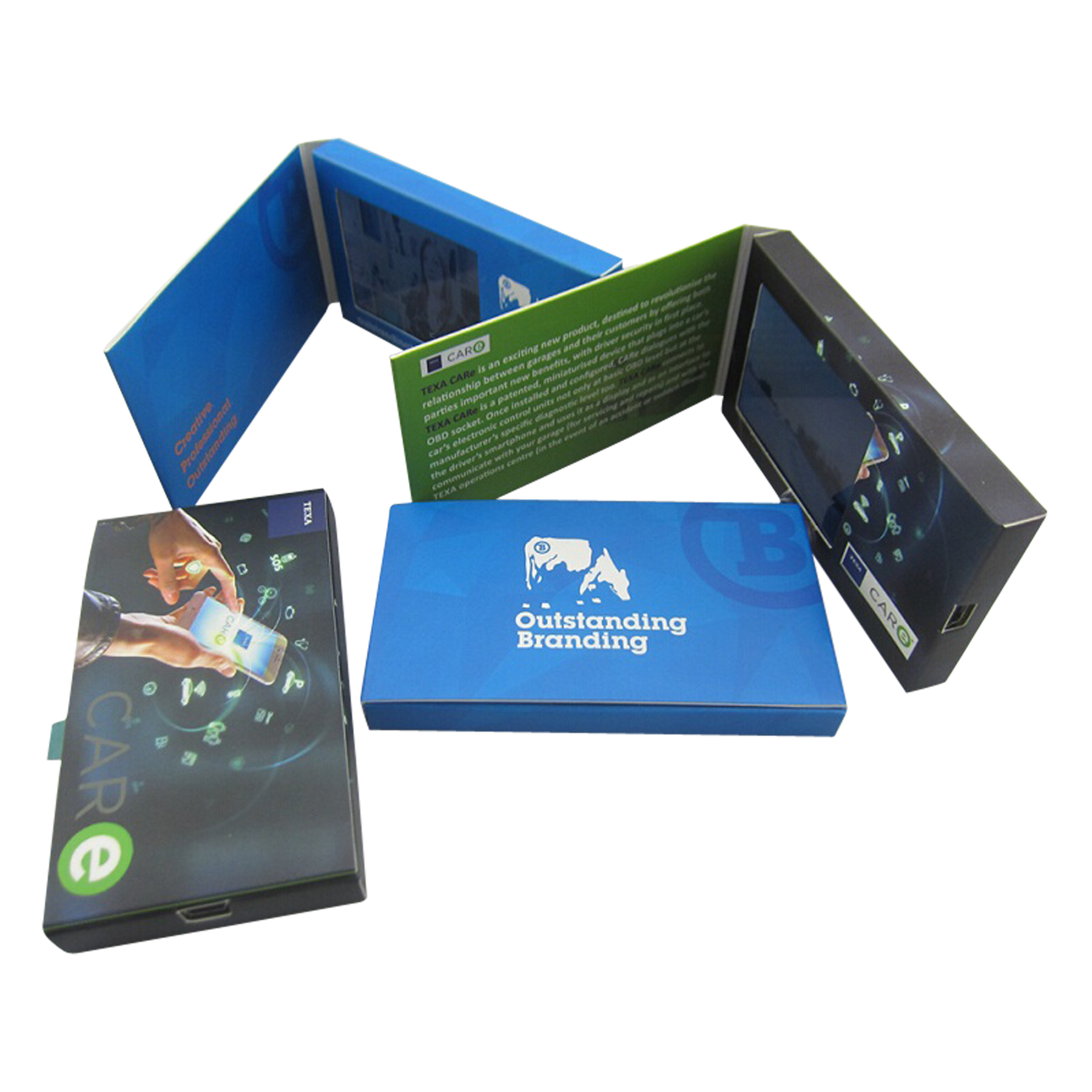VidU 2.4" Compact Size Video Brochure With Full Color Printing - Custom Video Business Card 10