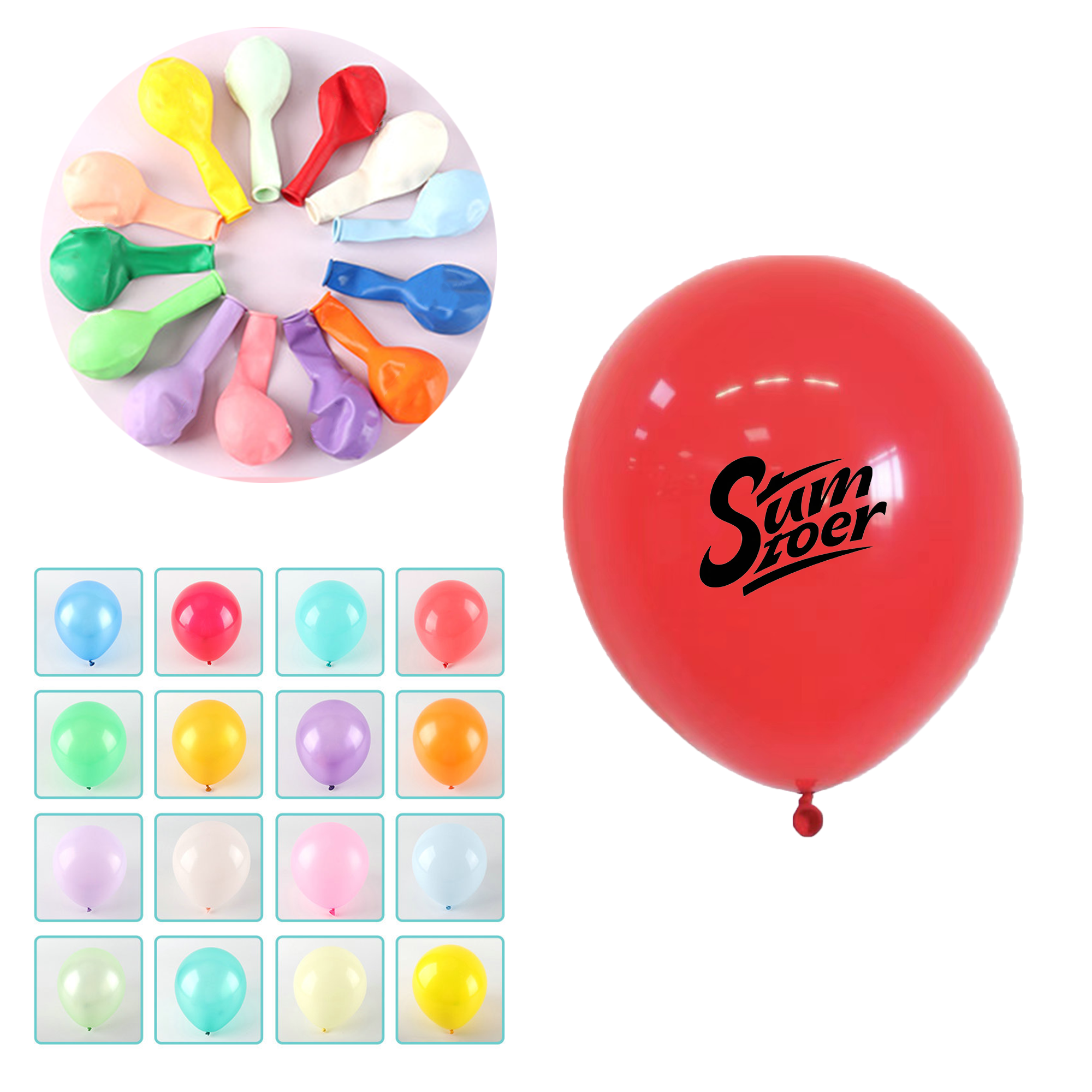 12" Latex Ballon MOQ 50 2
