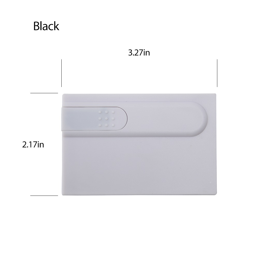Naperville White/Off White Credit Card USB Flash Drive