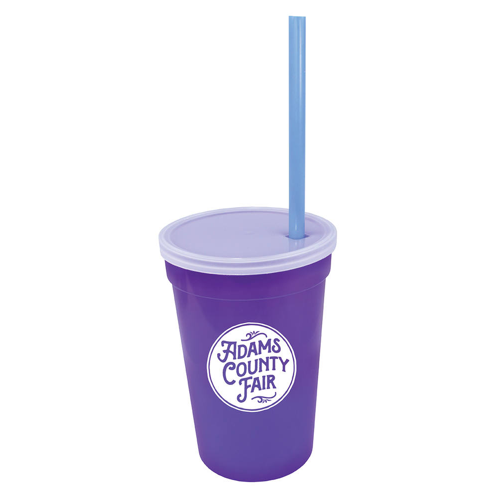 17 oz. Smooth Cup/Straw/Lid Set 46