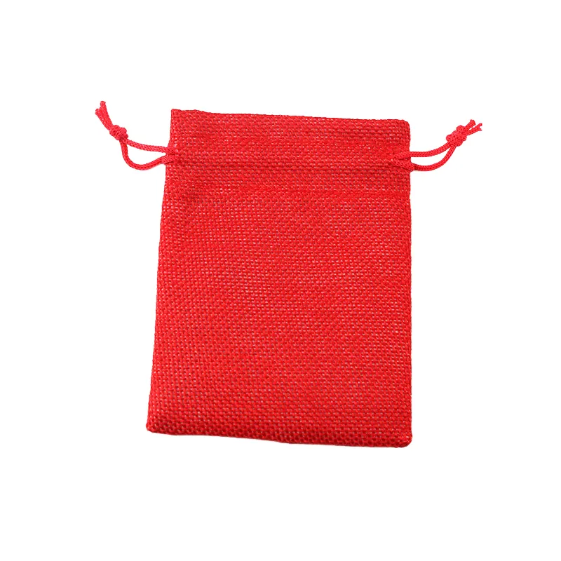 Nylon Linen Jewelry Pouch Promotional 8