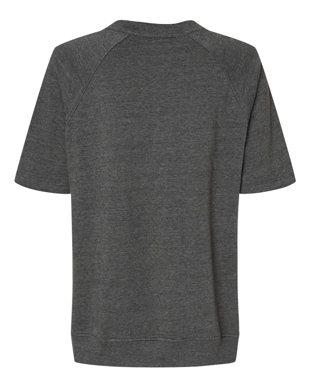 Women's French Terry Short Sleeve Crewneck Sweatshirt - W23711 21