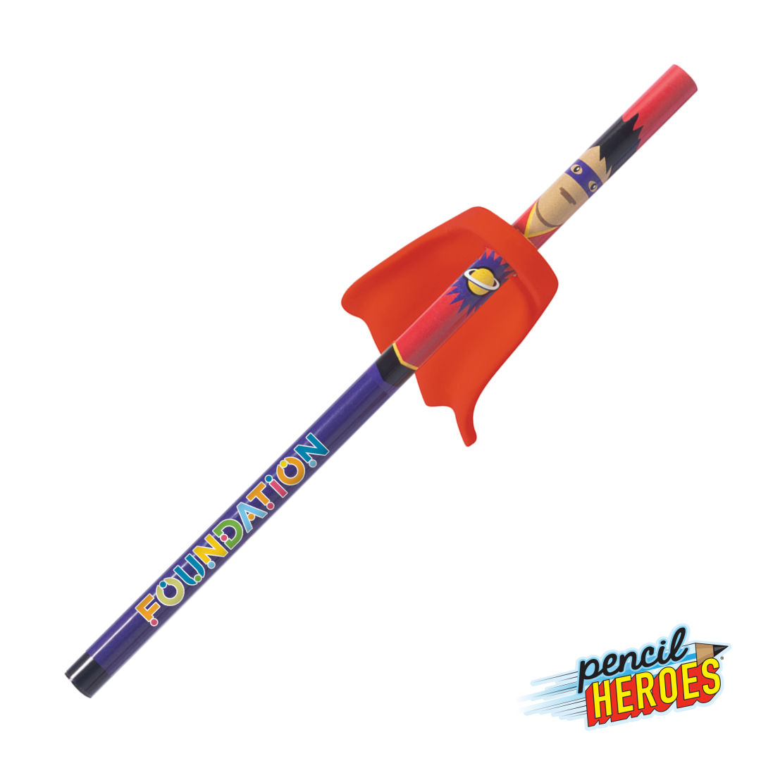 Pencil Heroes®  Superhero Series Male w/Cape 8