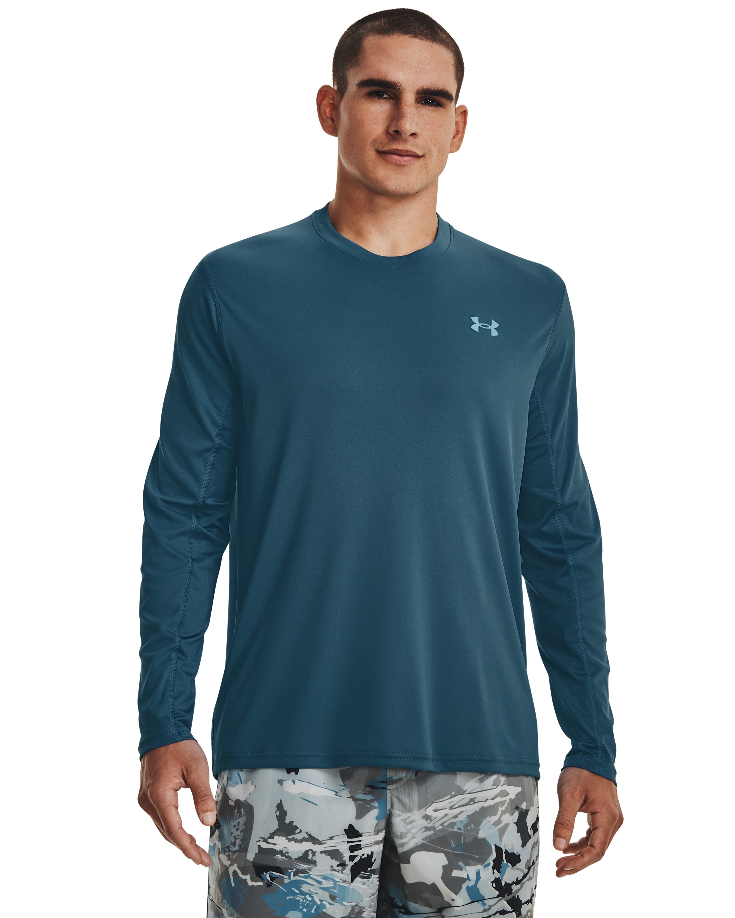 UA Iso-Chill Shorebreak Back Hook Men's Long Sleeve 9