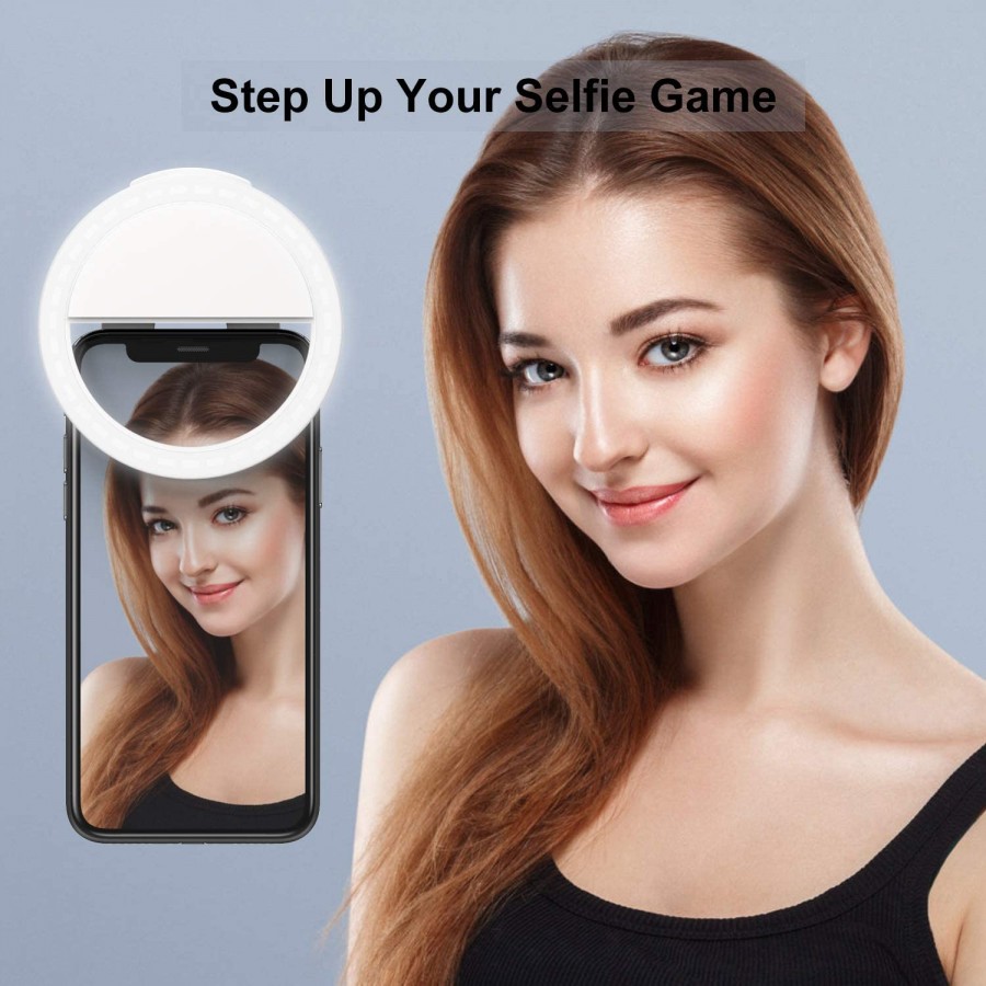 Clip On Ring Light for Selfie and Zoom Video Conference 15