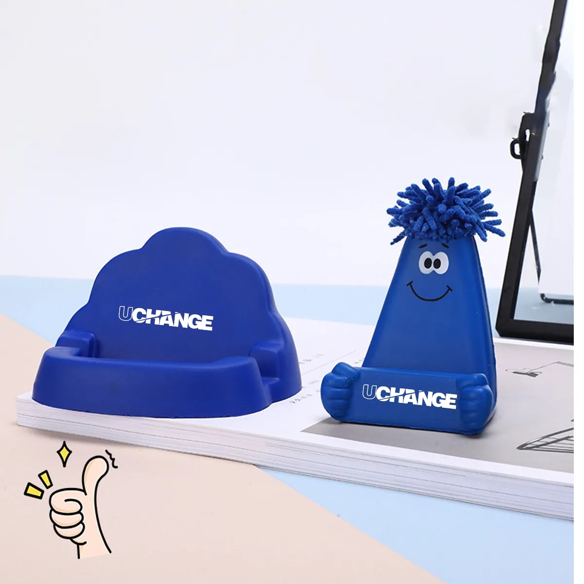 Foam Stress Reliever Phone Stand Assorted Colors 1