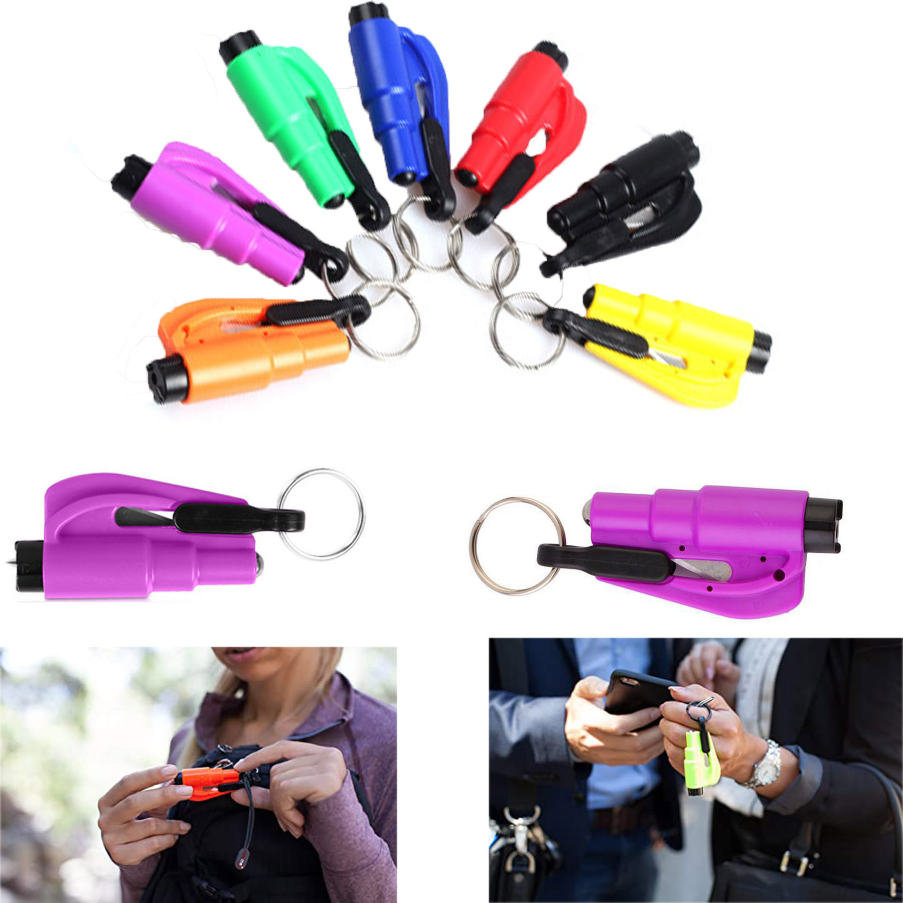 Mini Safety Hammer Keychain 1