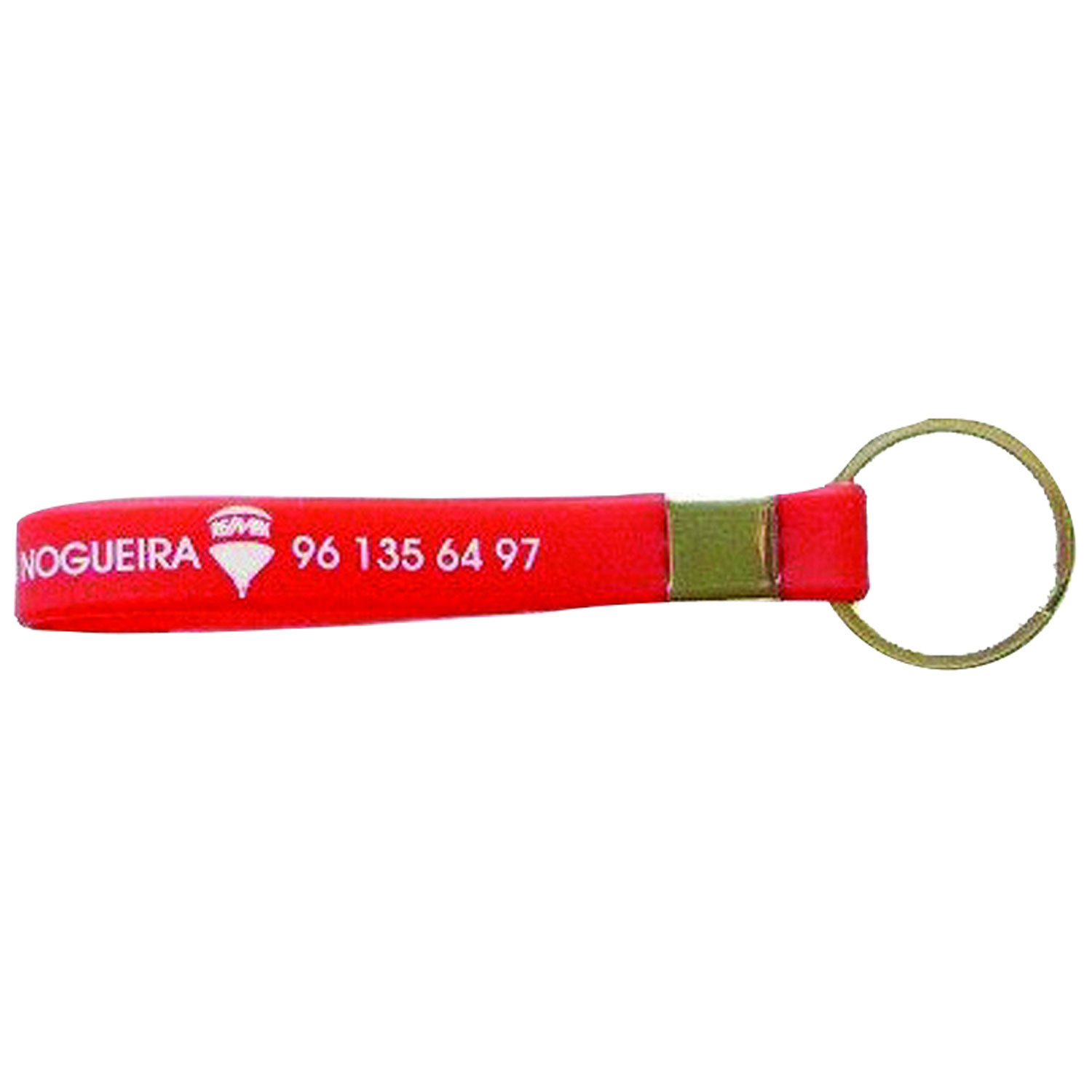 1/2" Silicon Printed Keytag 1
