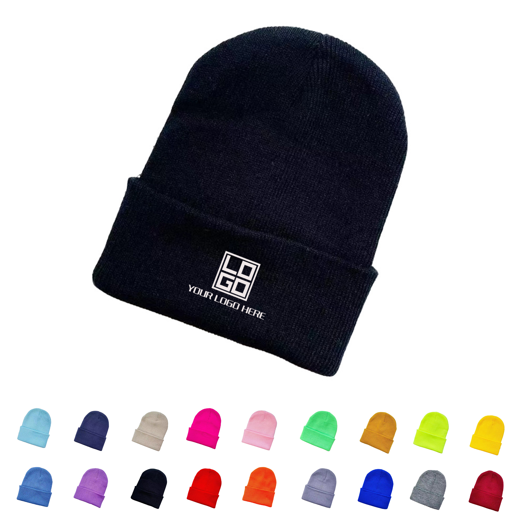 Winter Knit Beanie Hat 2