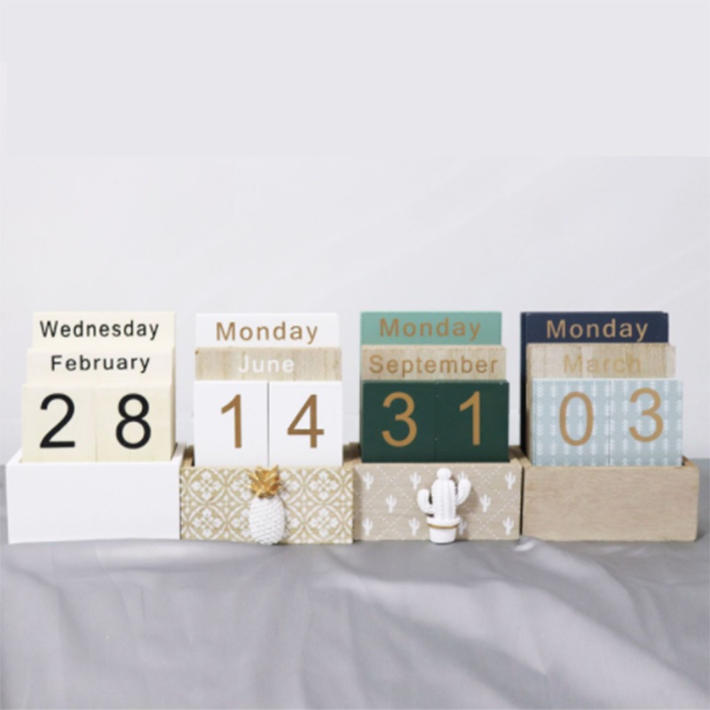 Wooden Perpetual Calendar 1