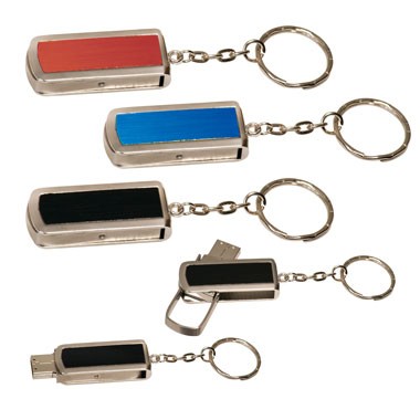 2GB Metal USB Flash Drive Key Ring 2
