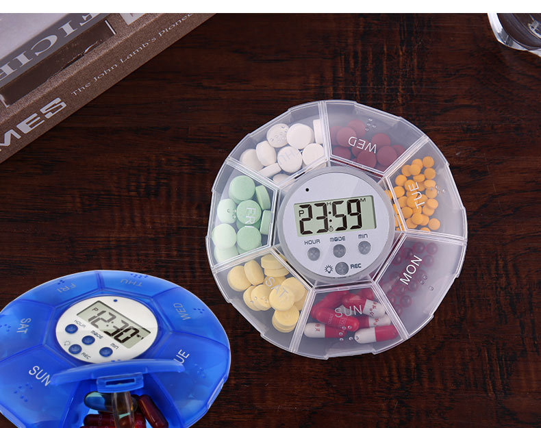 Week Pill Box With Timer 6