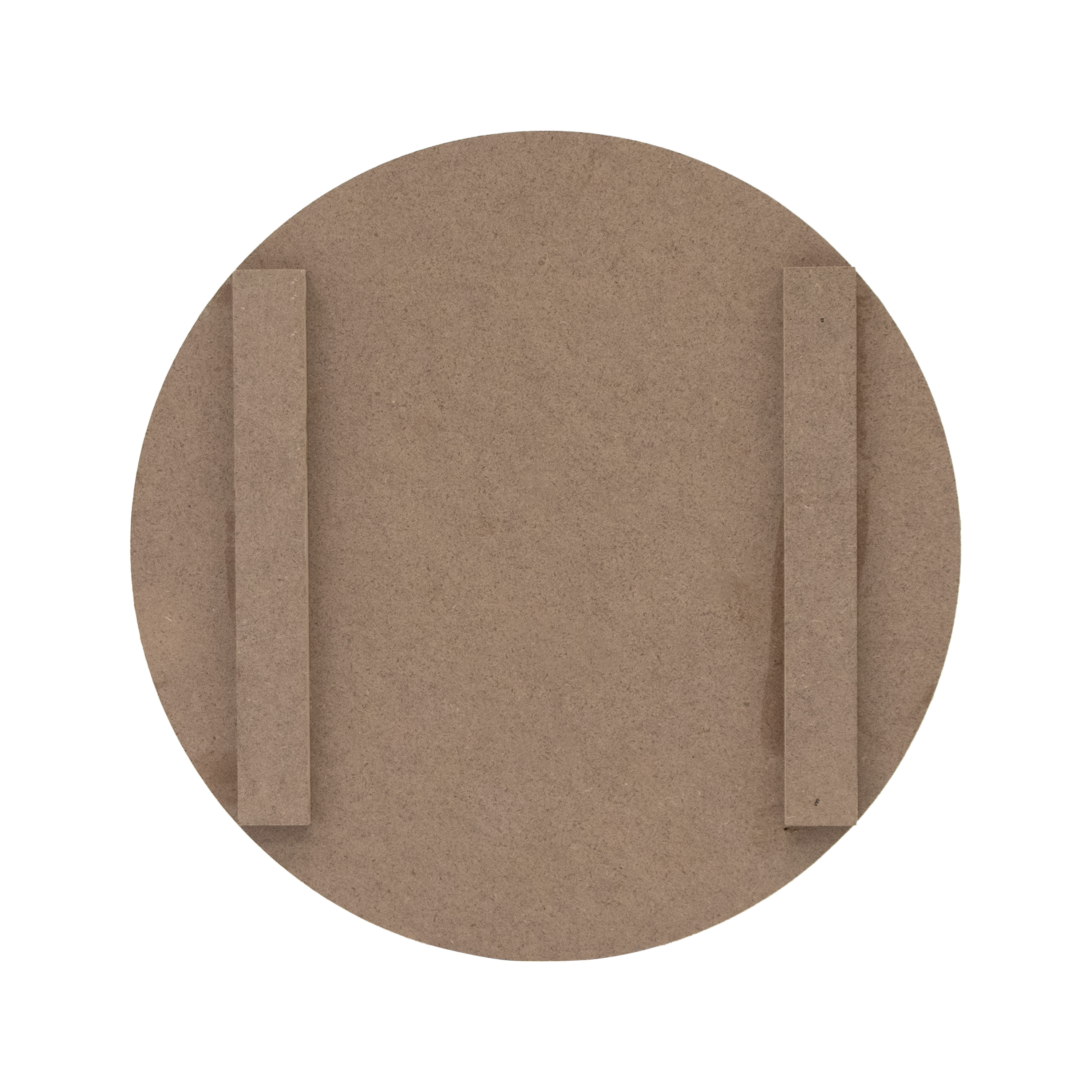 12" Round MDF Wood Print 6