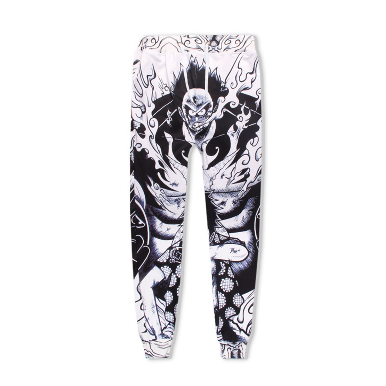 Men Drawstring Colorful Starry Sky Pattern Pants 9