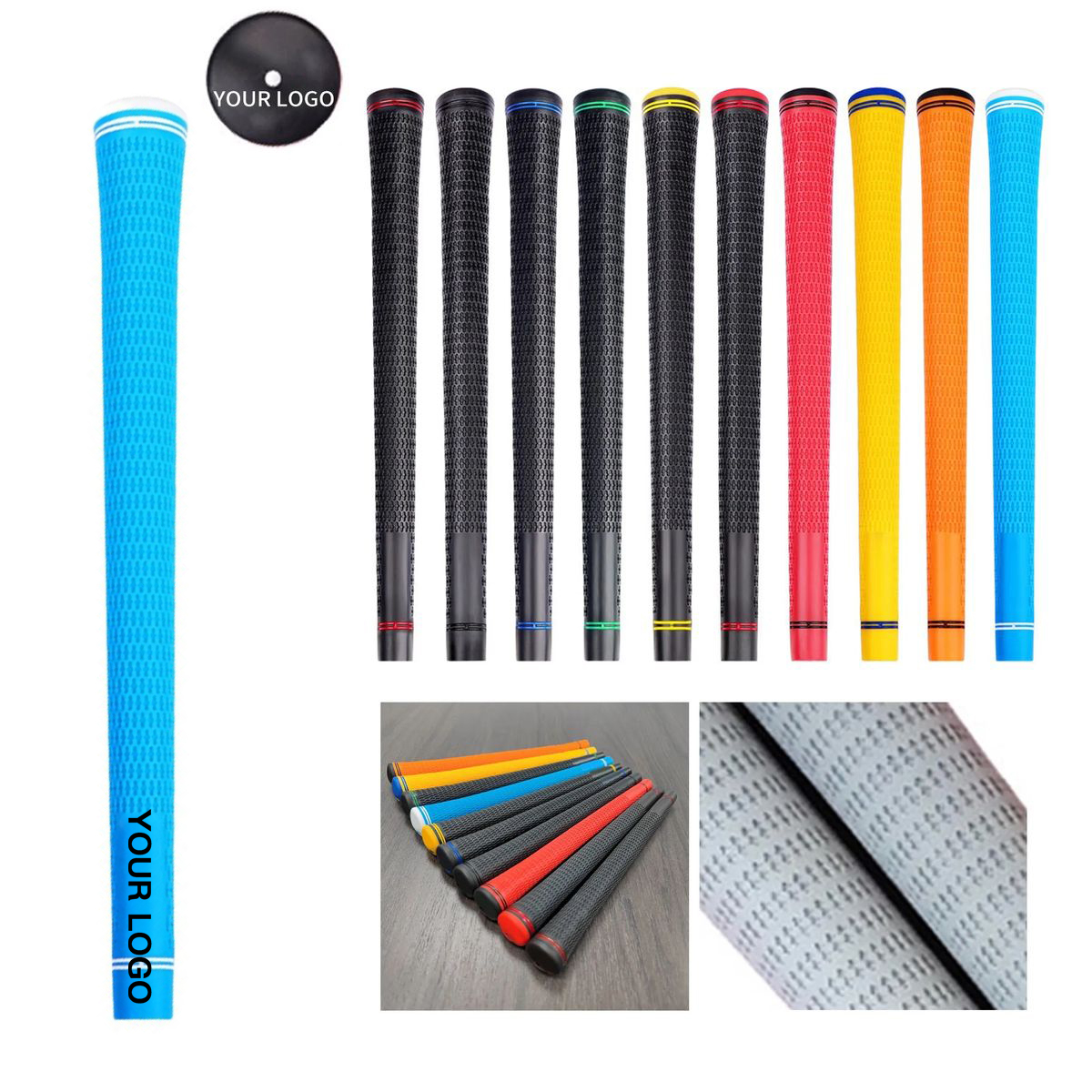 Rubber High Control Golf Club Grip 8