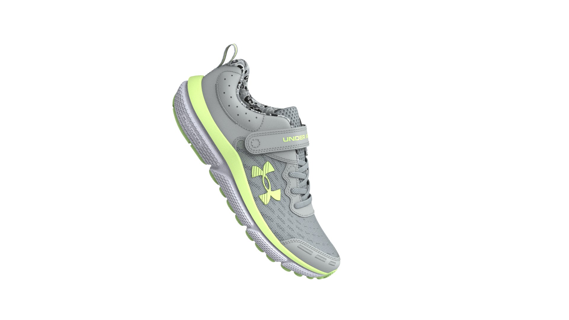 UA Assert 10 Printed Boys' Pre-School Running Shoes 2