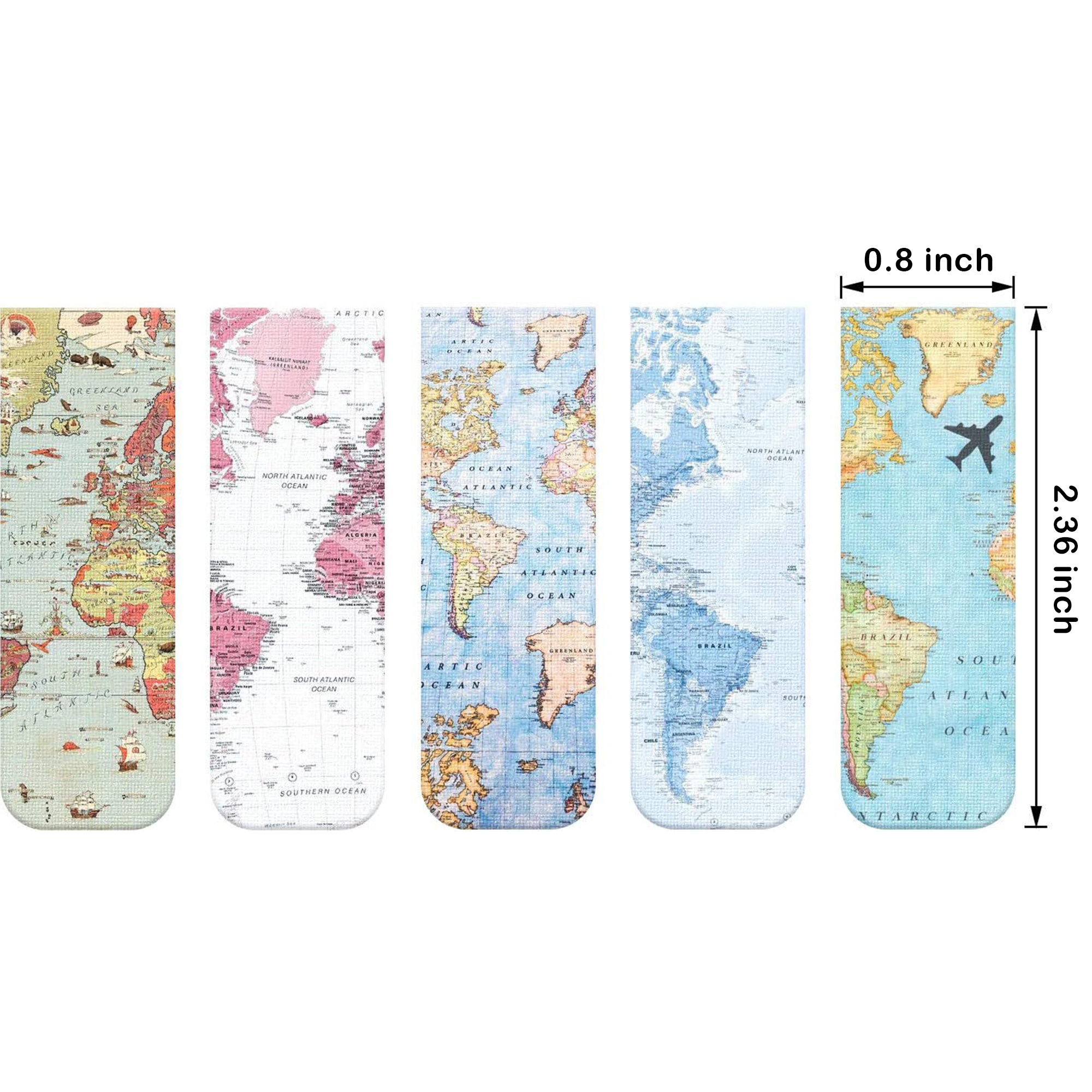 Magnetic Bookmarks Set of 10 13