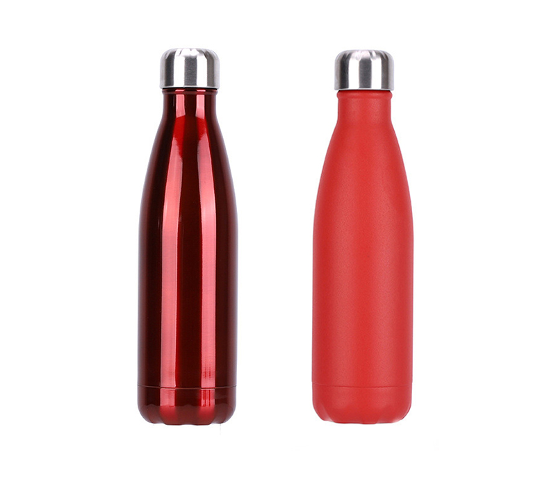 Cola-Style Double Wall Stainless Steel Water Bottle, 17 oz., custom water bottle with logo imprint 3