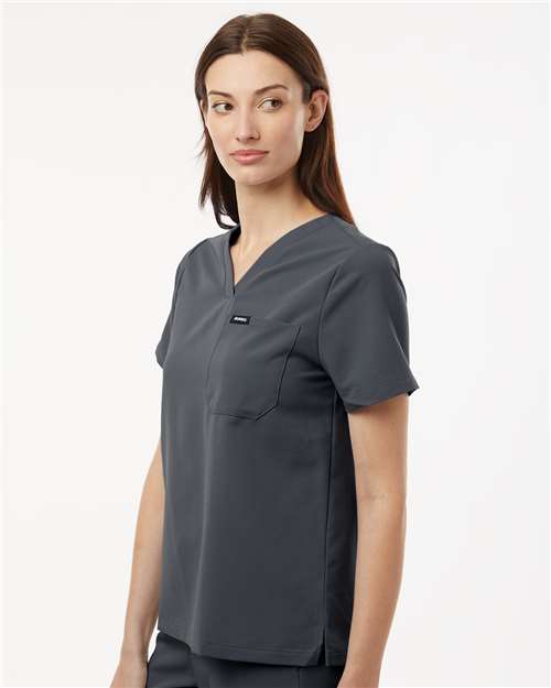 Women's Rhena Essential 1-Pocket Scrub V-Neck Top - W10001 9