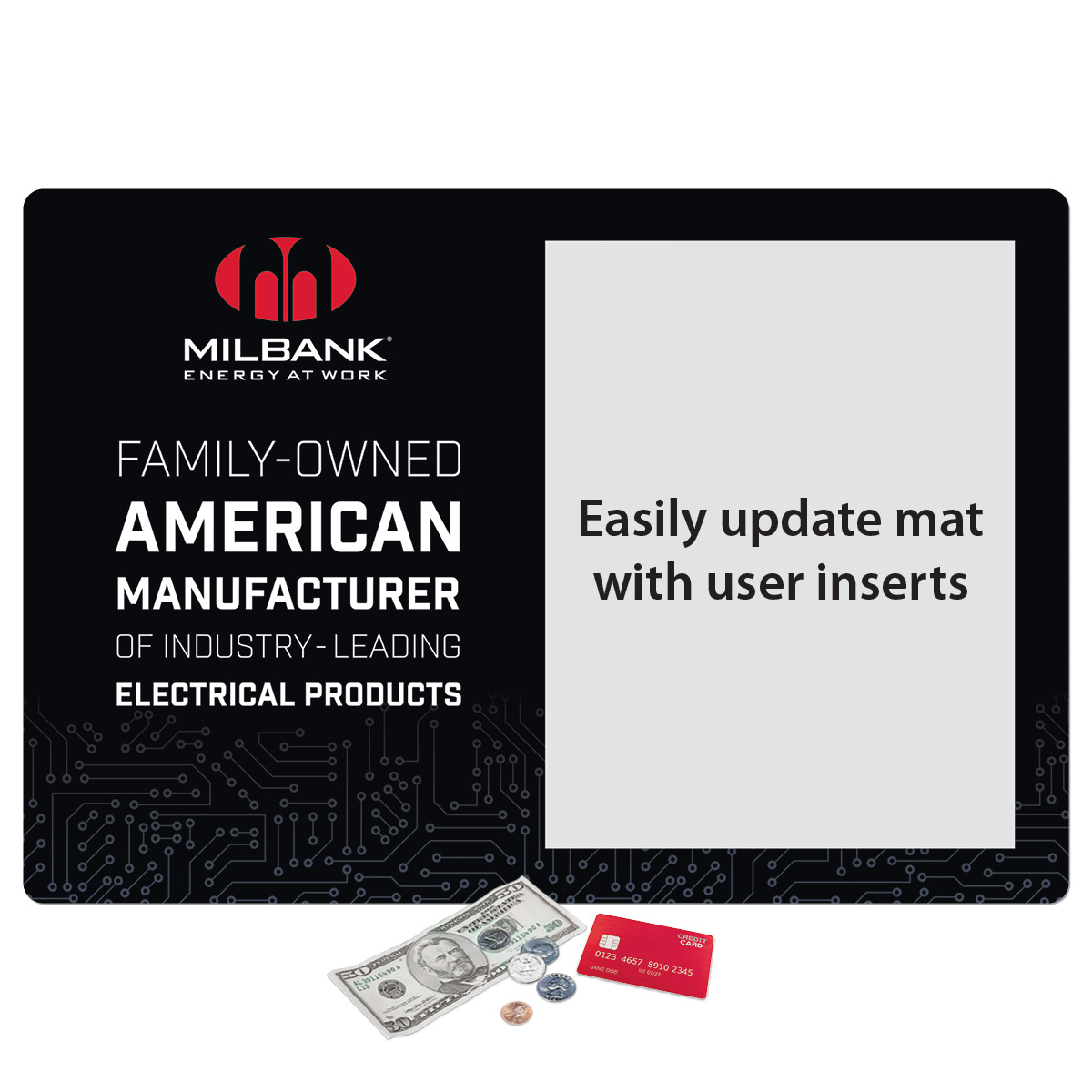 Frame-It Flex Heavy Duty Window Counter Mat-13"x19"x1/8"