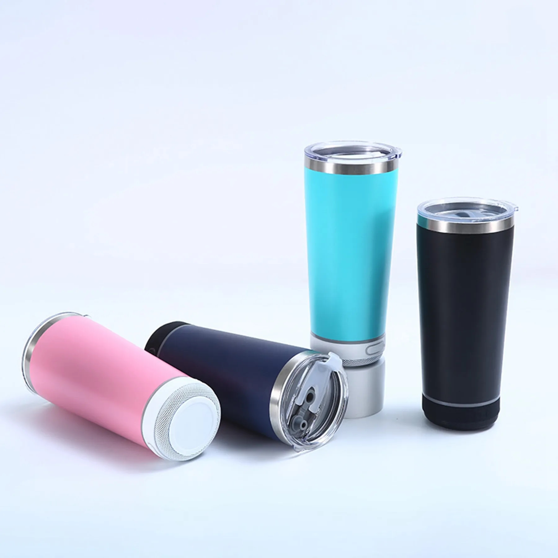 20 Oz. Vacuum Stainless Steel Tumbler with Wireless Speaker 2