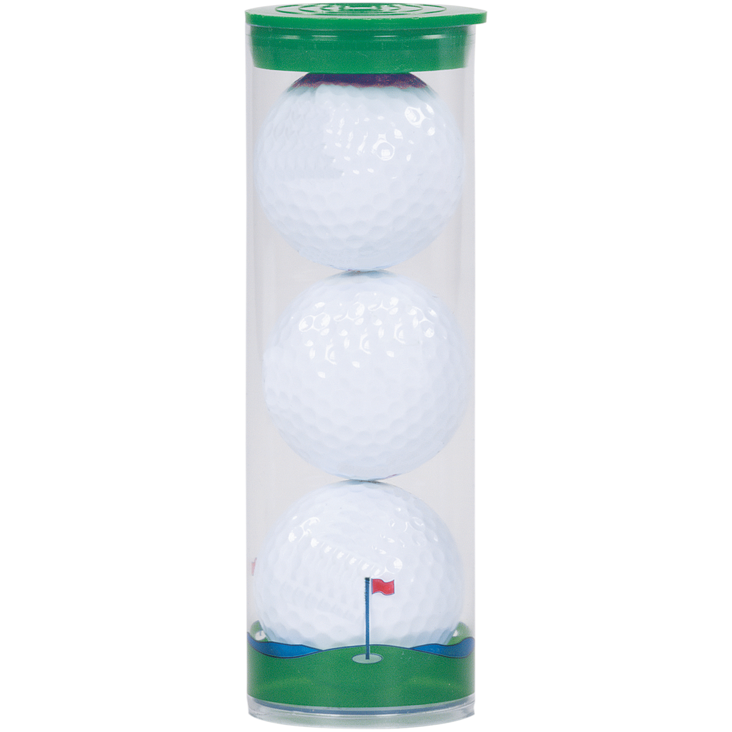 3 Ball Tube with Pinnacle Distance Golf Balls 1