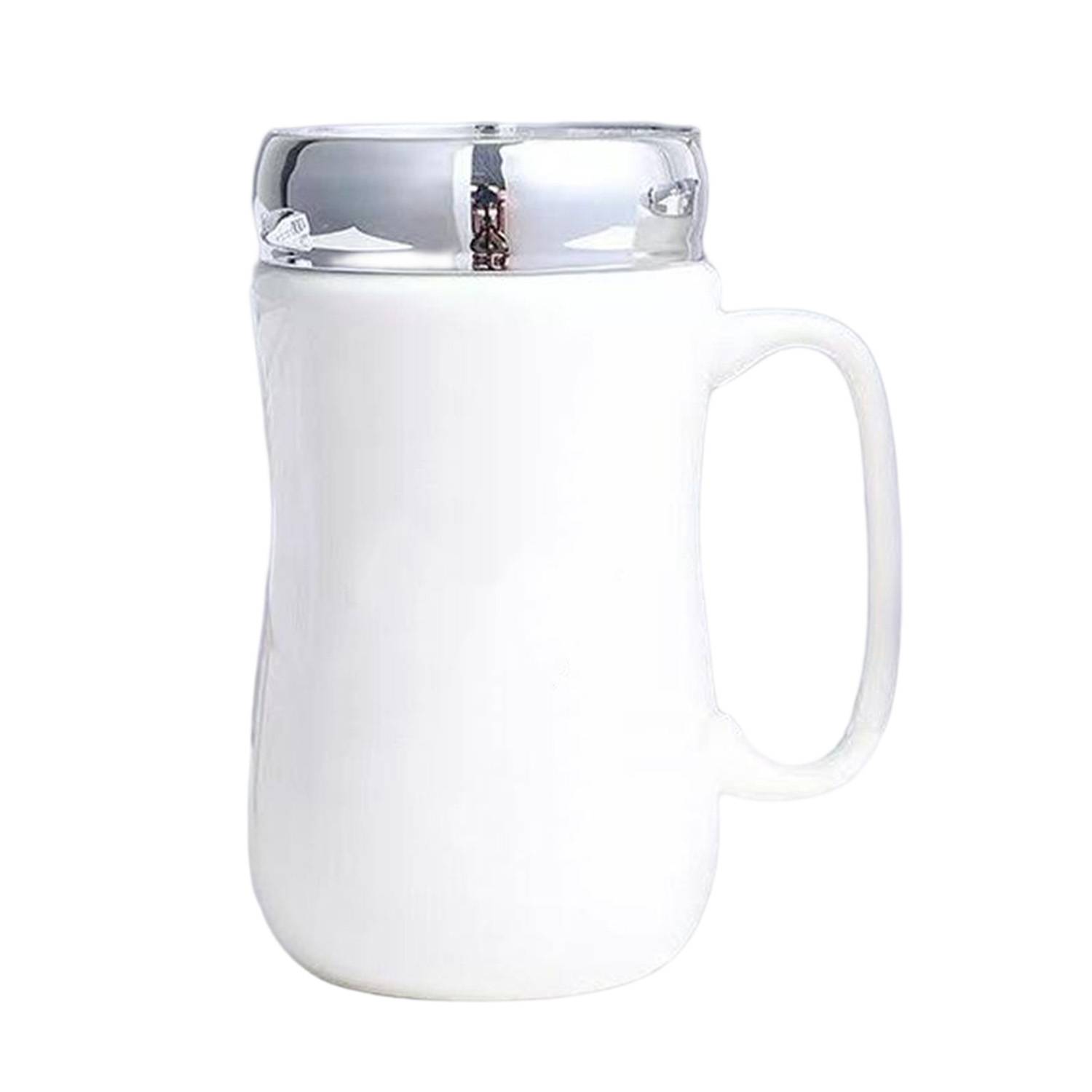 16oz Ceramic Coffee Mug w/ Mirror Lid 6