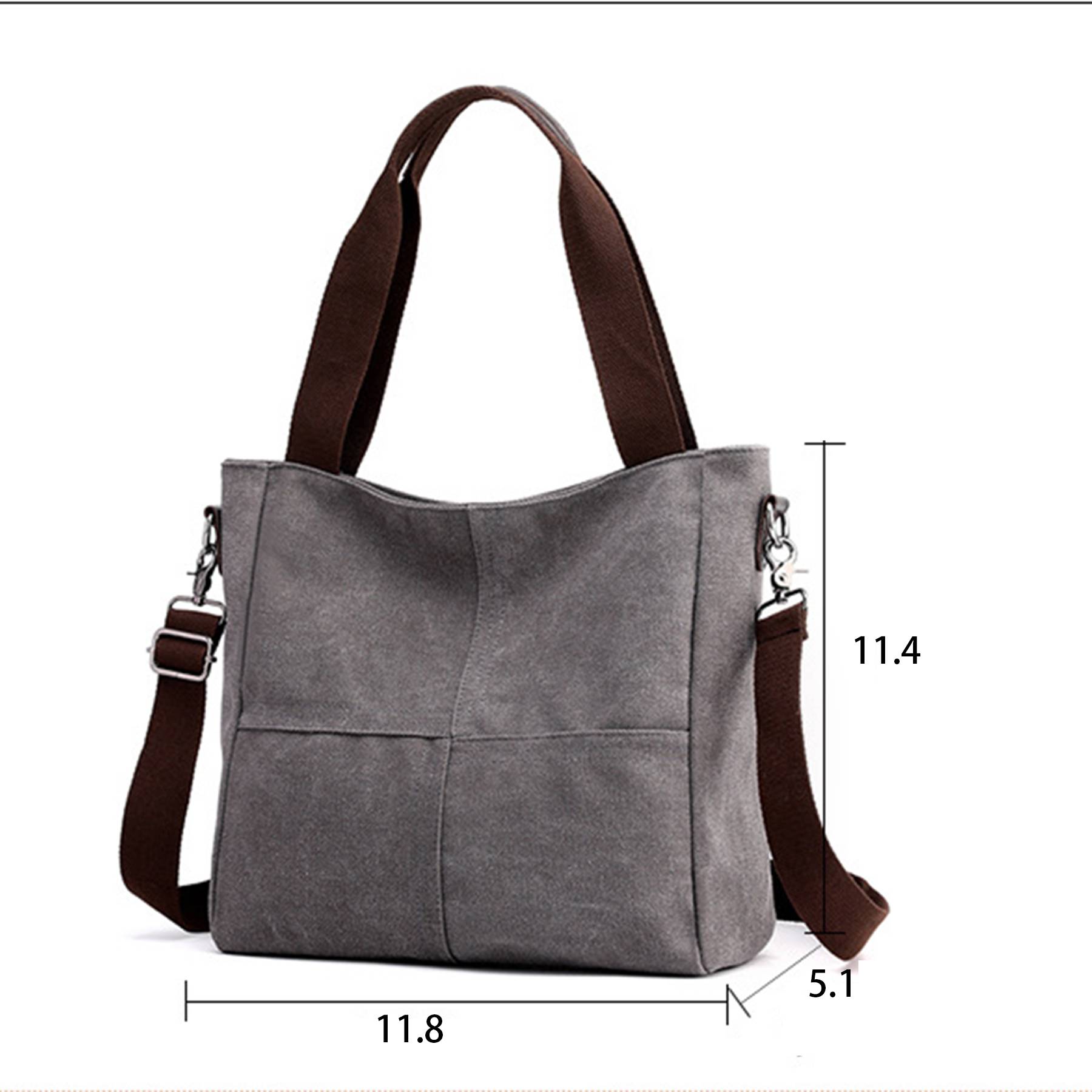 Small Canvas Travel Tote BagTravel, custom tote bag with logo imprint 1