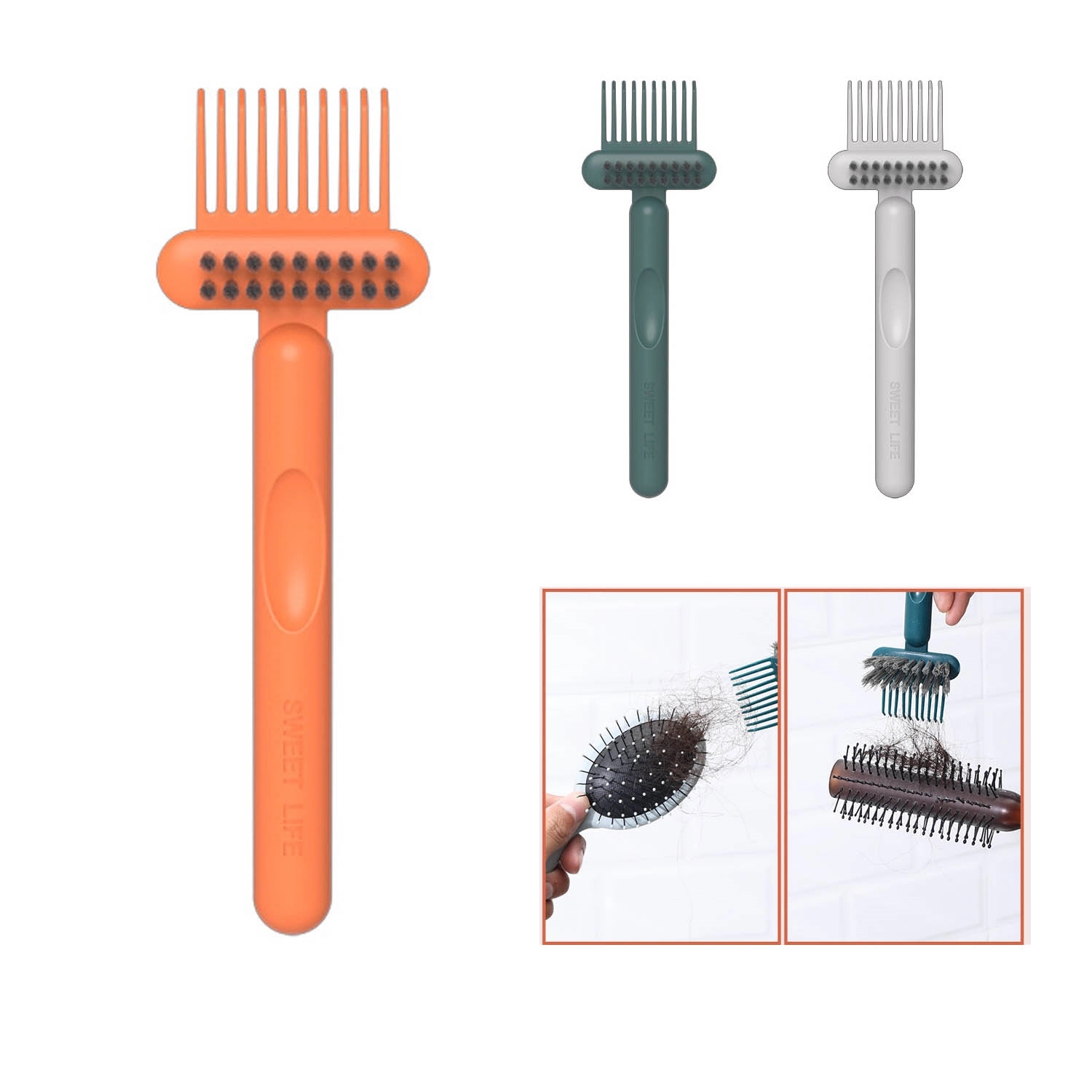Air Cushion Airbag Comb And Cleaning Brush 2