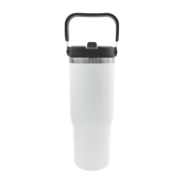 30 oz. Vacuum Insulated Travel Tumbler with Flip Straw 7