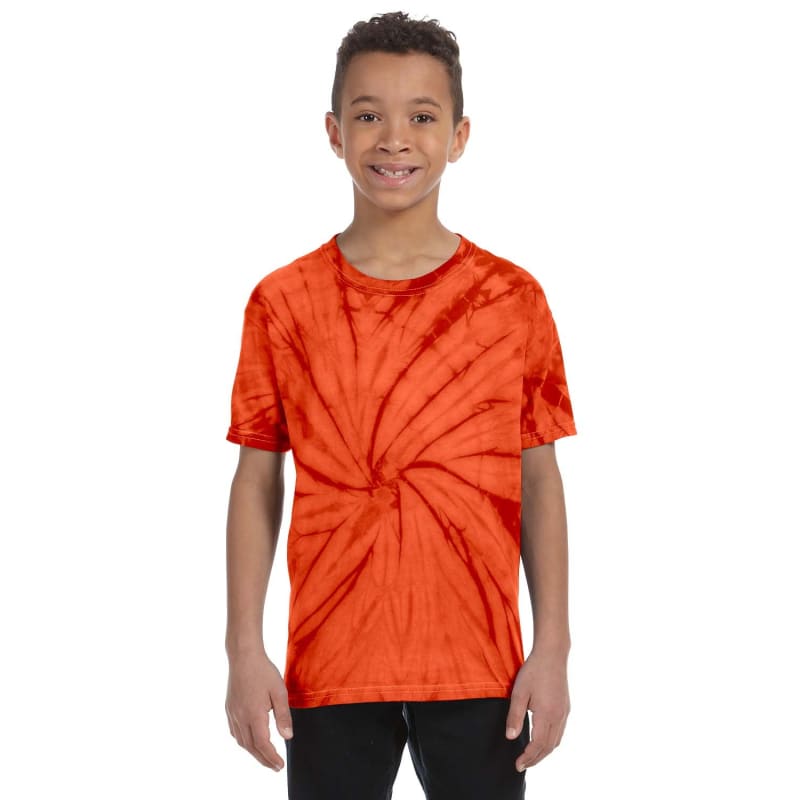 Tie-Dye Youth 5.4 Oz. 100% Cotton Spider T-Shirt 22
