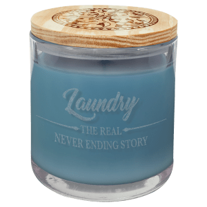 14 Oz. Scented Candle In A Glass Holder With Wood Lid 2