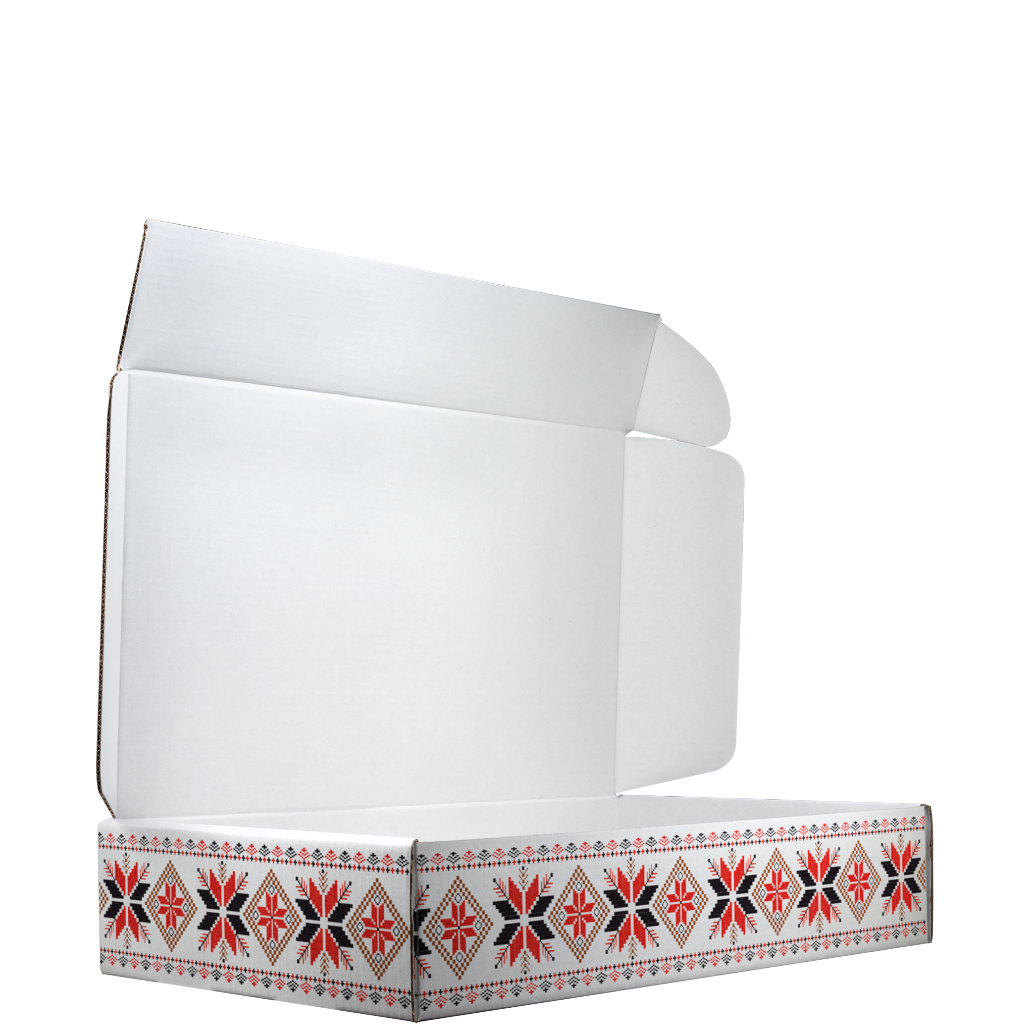 Mailing Box, B-Flute20" x 12" x 4" - White - F - 960 sq in 4