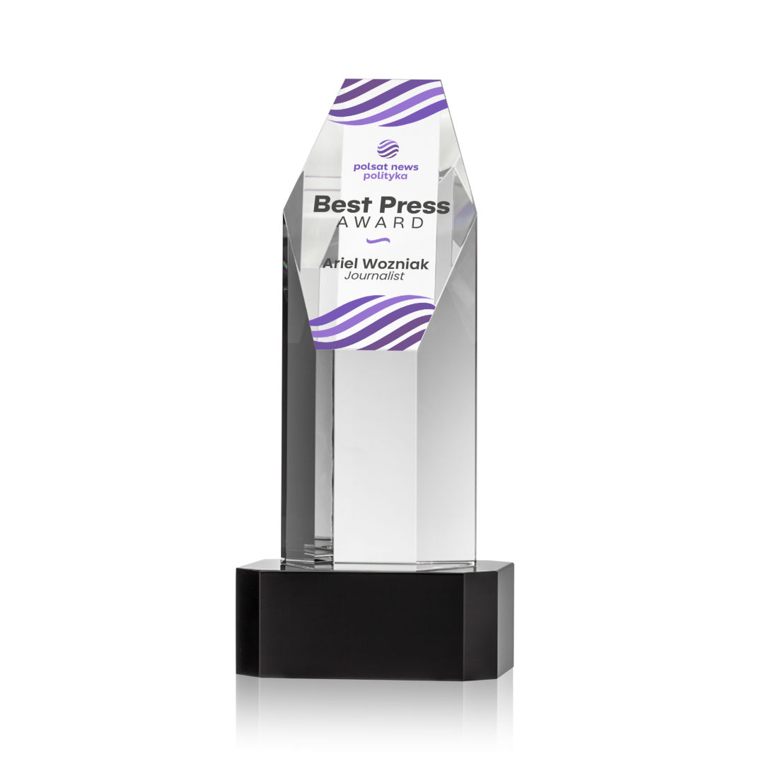 Ashford VividPrint™ Award on Base - Black 17