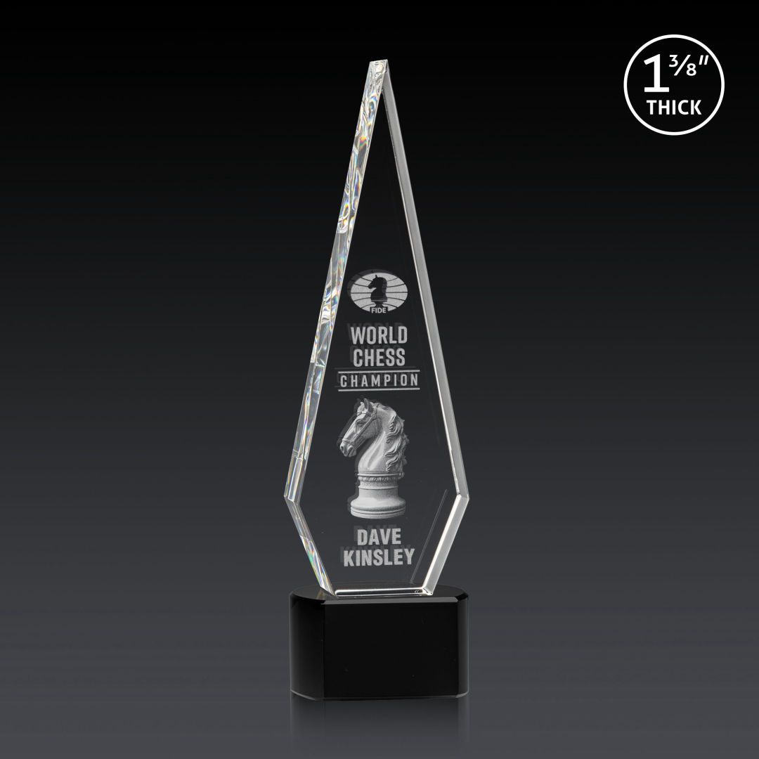 Springfield 3D Award on Paragon Base - Black 7