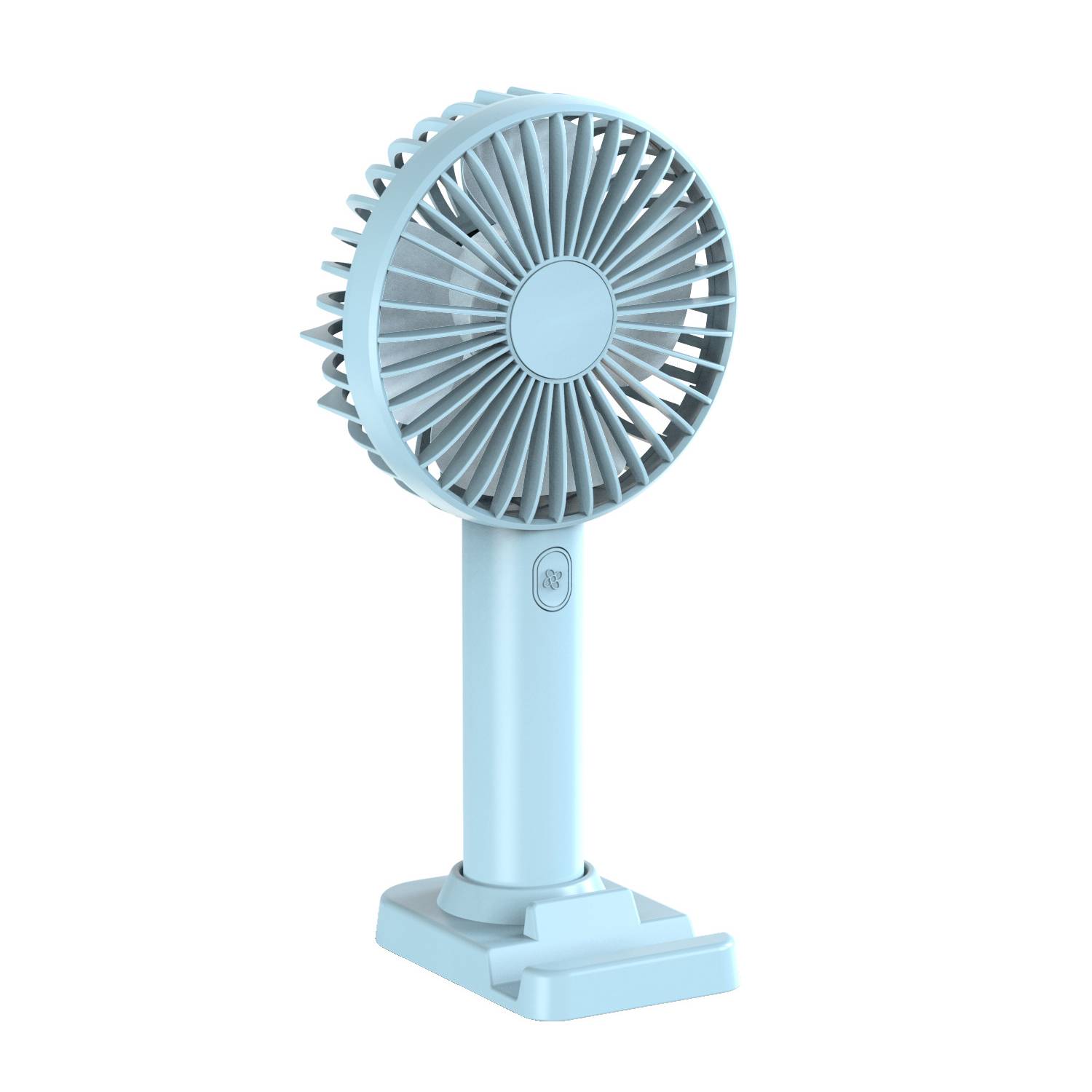 Handheld USB Rechargeable Fan w/ Phone Stand 8