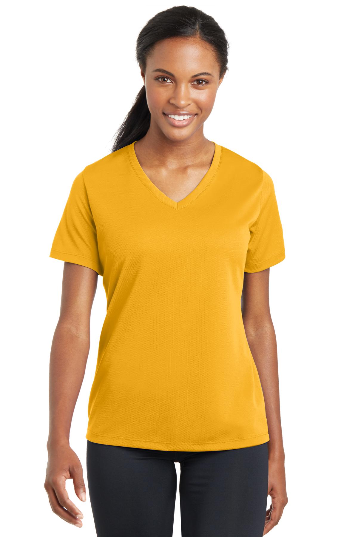 Sport-Tek Women's PosiCharge RacerMesh V-Neck Tee. LST340 95