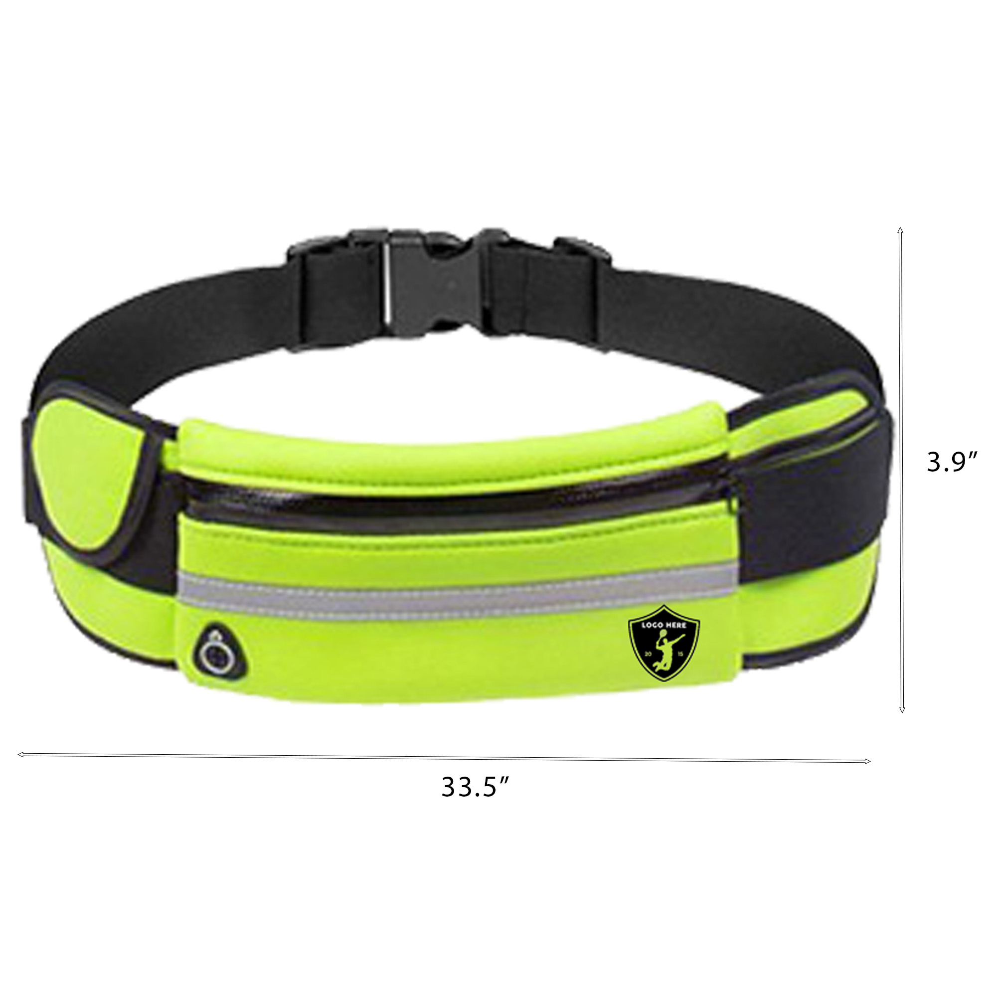 MOQ 50 Waterproof Waist Bag with Water Bottle Holder 3