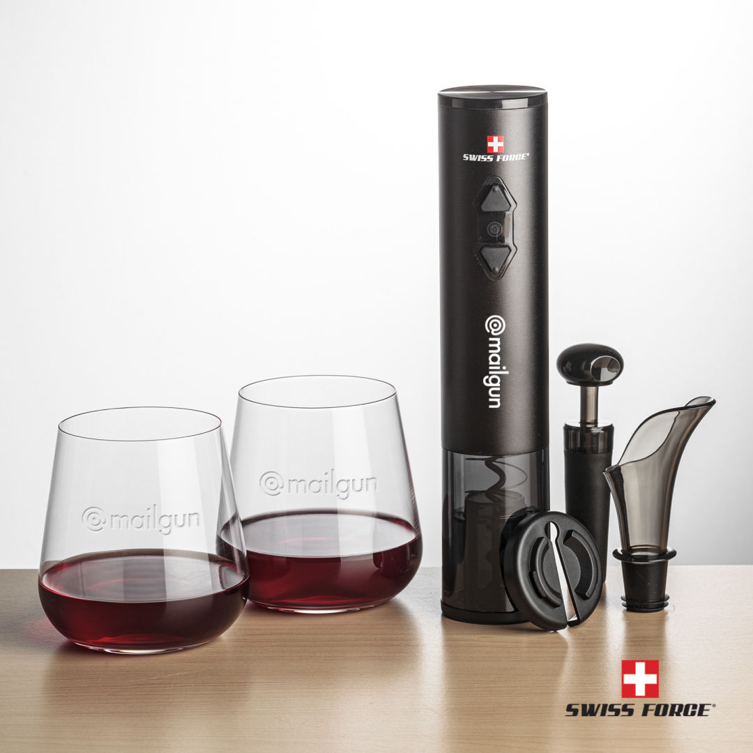 Swiss Force® Opener Set & Howden Stemless Wine 2